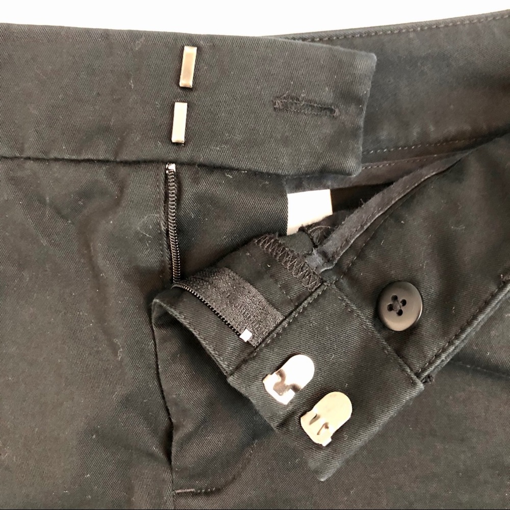 Dockers Black Dress Shorts Button/Double Hook Sz 8 - Picture 5 of 8
